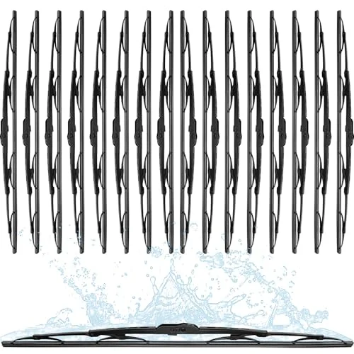 Lot de 10 balais d'essuie-glace silicone 61 cm, photo du produit