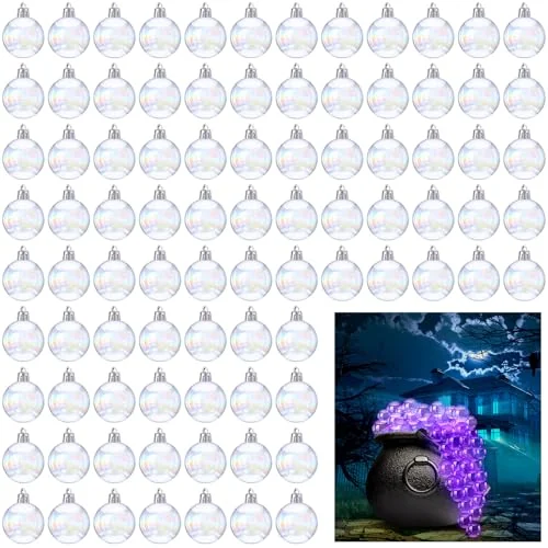 Lot de 100 décorations d'Halloween 3 cm à bulles, photo du produit