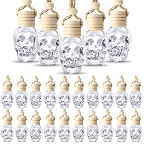 Lot de 100 flacons diffuseurs de parfum auto à suspendre, transparent, photo du produit