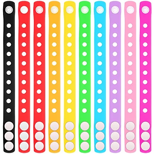 Lot de 100 bracelets en caoutchouc silicone 21 cm, photo du produit