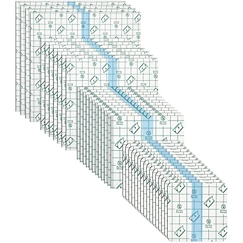 Lot de 100 pansements extensibles transparents étanches, transparent, photo du produit
