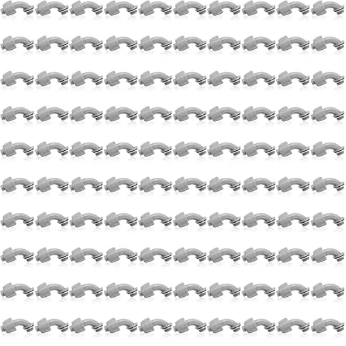 Lot de 100 raccords étanches 1, gris, photo du produit