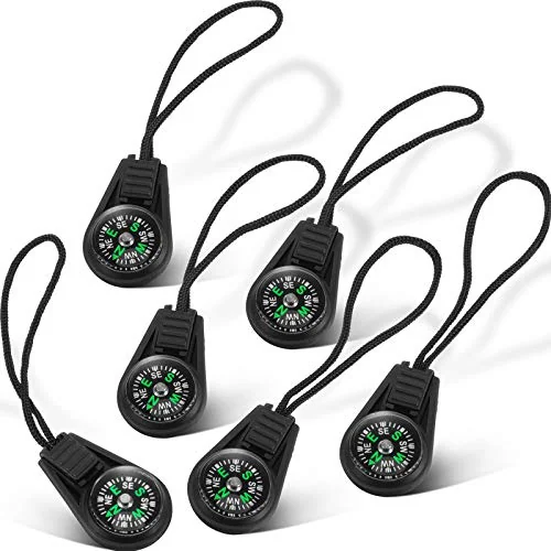 Lot de 100 mini-boussoles de poche pour camping et randonnée, photo du produit