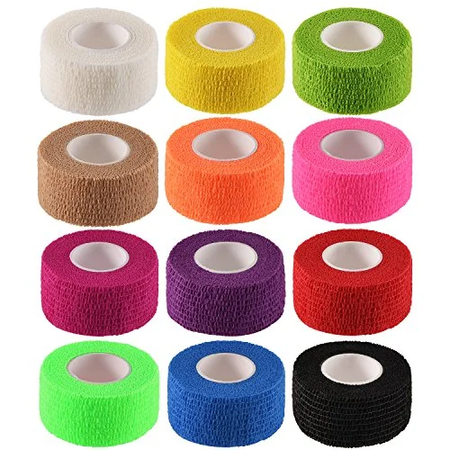 Lot de 12 bandes cohésives 2, 12 coloris, photo du produit