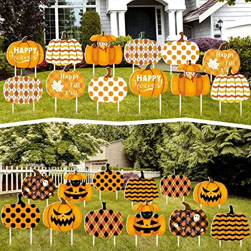 Lot de 12 décorations d'extérieur automne-Halloween, voir photos, photo du produit