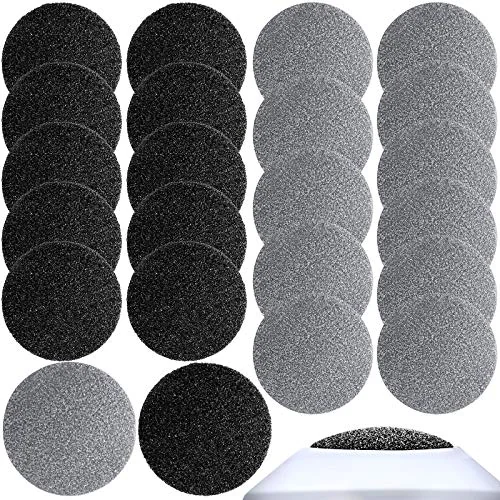 Lot de 20 recharges de râpe à pieds, gris, noir, photo du produit