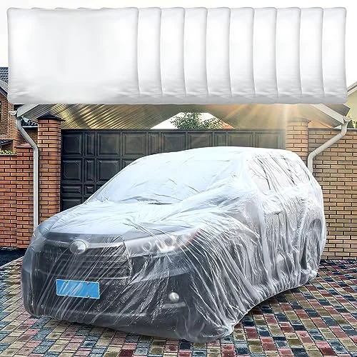 Lot de 20 housses de voiture en plastique 4, transparent, photo du produit