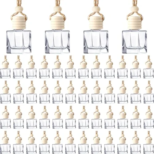 Lot de 200 flacons diffuseurs à suspendre, cube plat, photo du produit