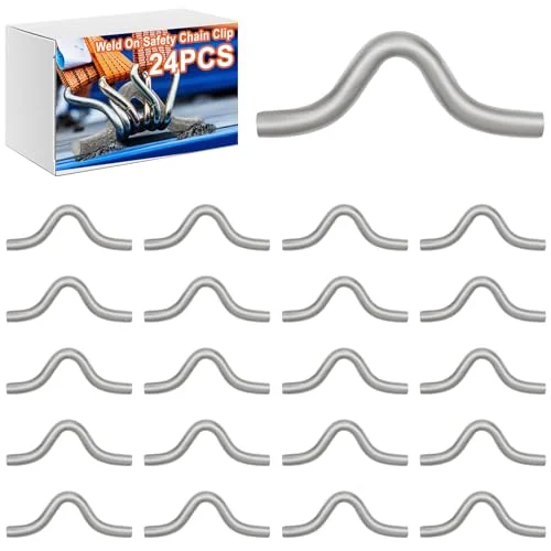 Lot de 24 clips de chaîne de sécurité, photo du produit