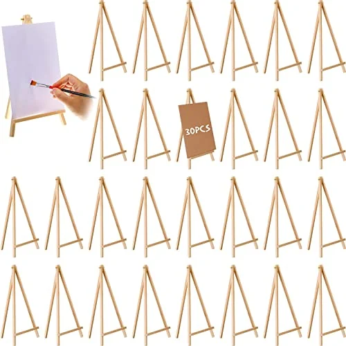 Lot de 30 chevalets de table hauts en bois, voir photos, photo du produit