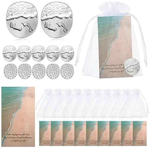 Lot de 30 cadeaux « Footprints in the Sand », photo du produit