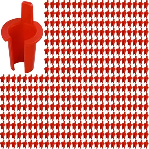 Lot de 400 bagues anti-court-circuit 8 mm pour gaine électrique MC/BX 9, orange, photo du produit