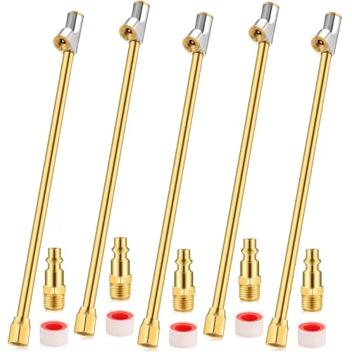 Lot de 5 embouts de gonflage à double connexion, photo du produit