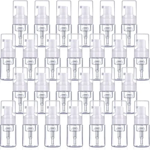 Lot de 50 flacons pompe à mousse 30 ml, transparent, photo du produit