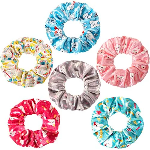 Lot de 6 chouchous cadeaux pour hygiéniste et assistante dentaire, multicolore, photo du produit