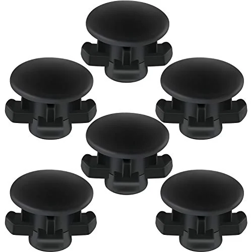 Lot de 6 joints en caoutchouc de valve de réservoir, noir, photo du produit