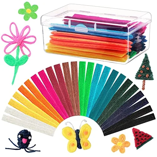 Lot de 600 bâtonnets de cire pour loisirs créatifs, 13 coloris, photo du produit