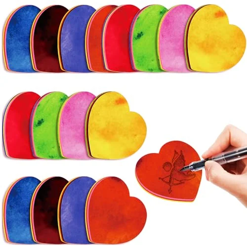 720 feuillets de notes repositionnables cœur, multicolore, photo du produit