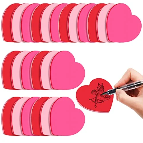 720 feuillets de notes repositionnables cœur, couleurs tendres, photo du produit