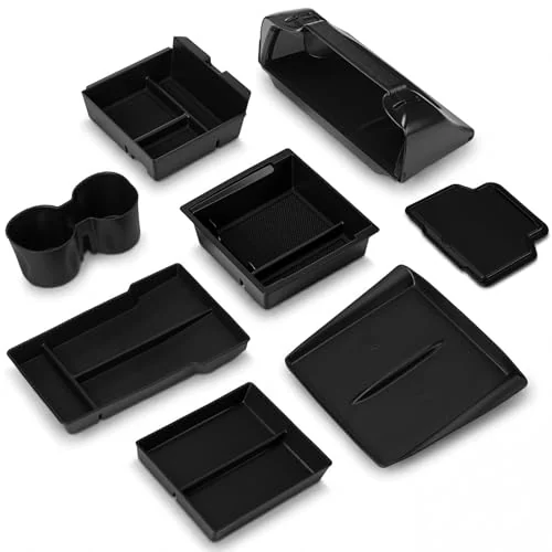 Lot de 8 organiseurs de console centrale compatibles Tesla Model, photo du produit