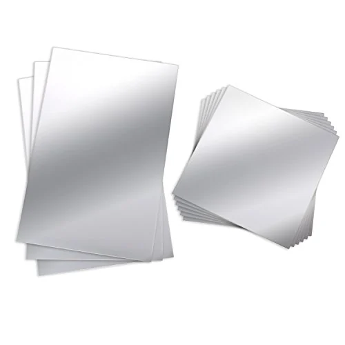 Lot de 9 autocollants miroir 15 x 23 cm, 9 pièces, photo du produit