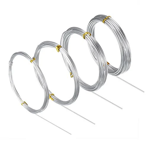 Fil aluminium pour loisirs créatifs, argenté, photo du produit
