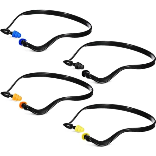 Bouchons d'oreilles à arceau pour stand de tir, 4 coloris, photo du produit
