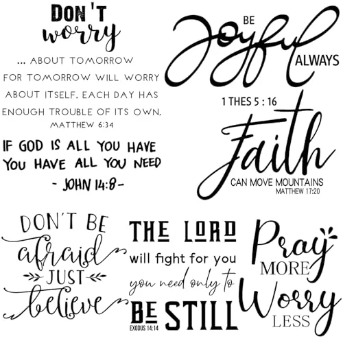 Stickers muraux versets bibliques, voir photos, photo du produit