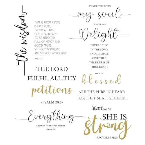 Stickers muraux versets bibliques, voir photos, photo du produit