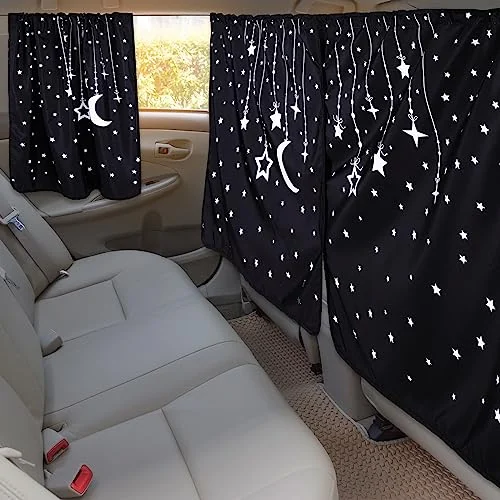Rideaux d'intimité pour voiture, noir, photo du produit