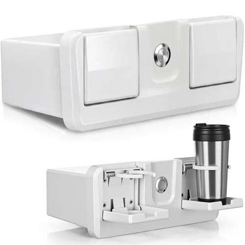 Coffre de rangement marin verrouillable en plastique pour ponton, blanc, photo du produit
